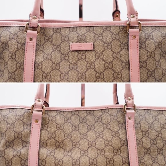BA25❤️ Gucci GG Monogram Supreme Coated Canvas Joy Tote Bag - Picture 6 of 13